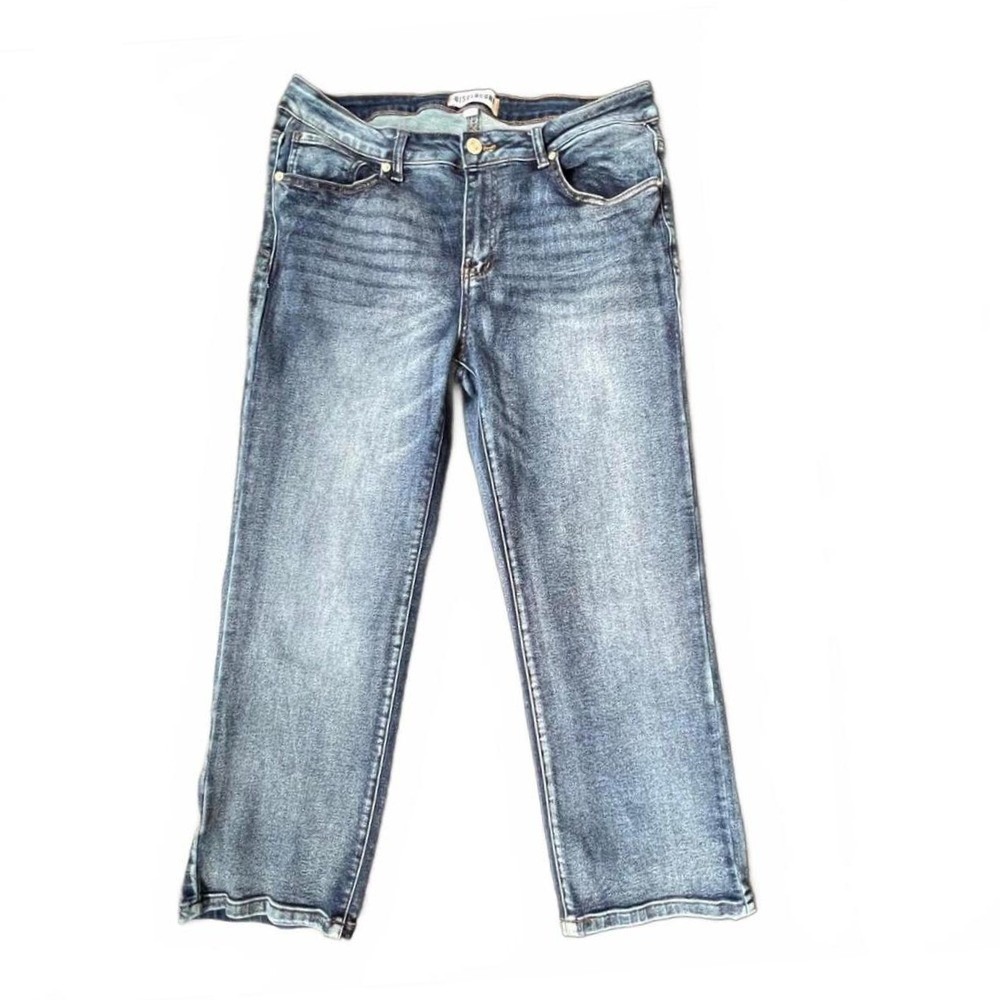 Disclosure Jeans Blue Medium Wash Straight‎ Leg Stretch Denim 17/33